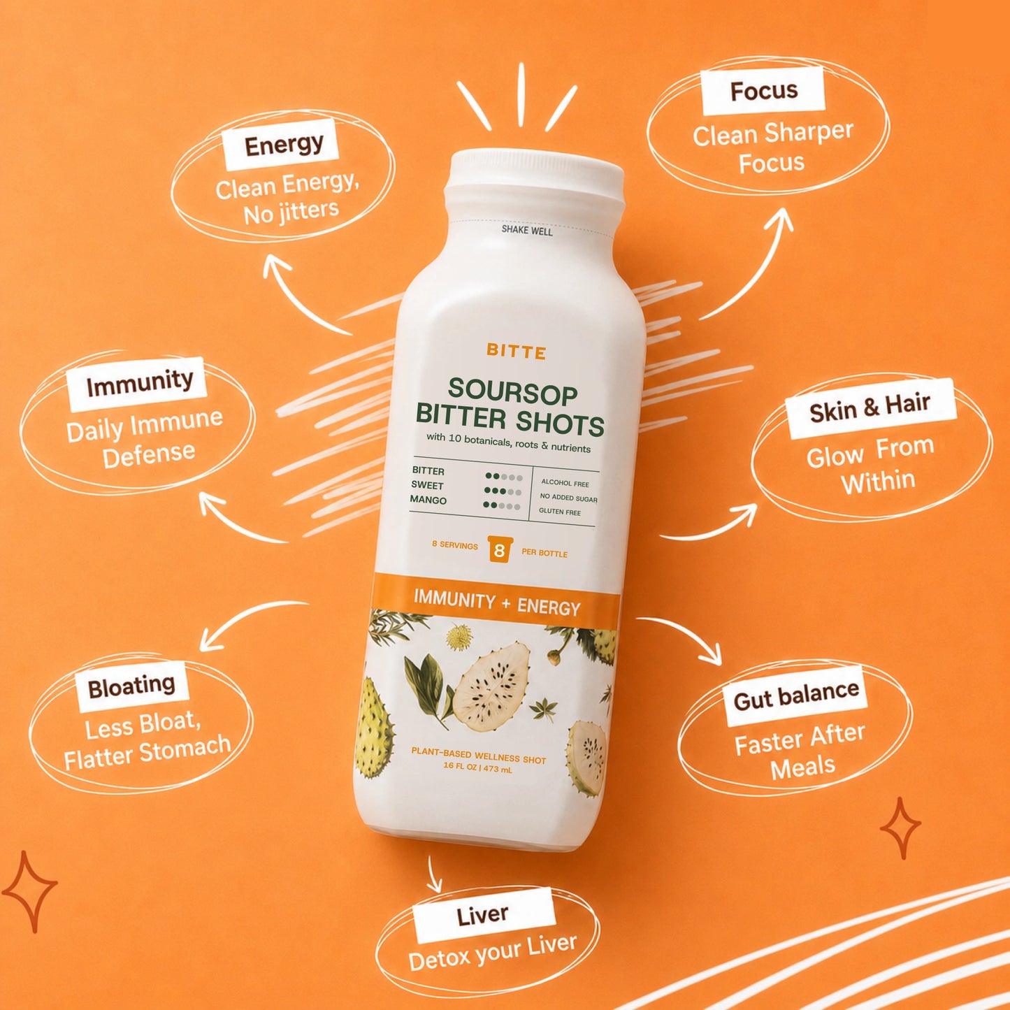 Immune Soursop Bitter Bottle