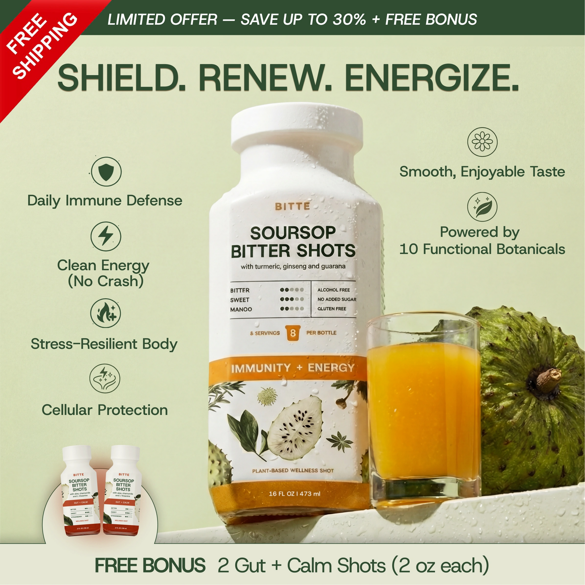 Immune Soursop Bitter Bottle