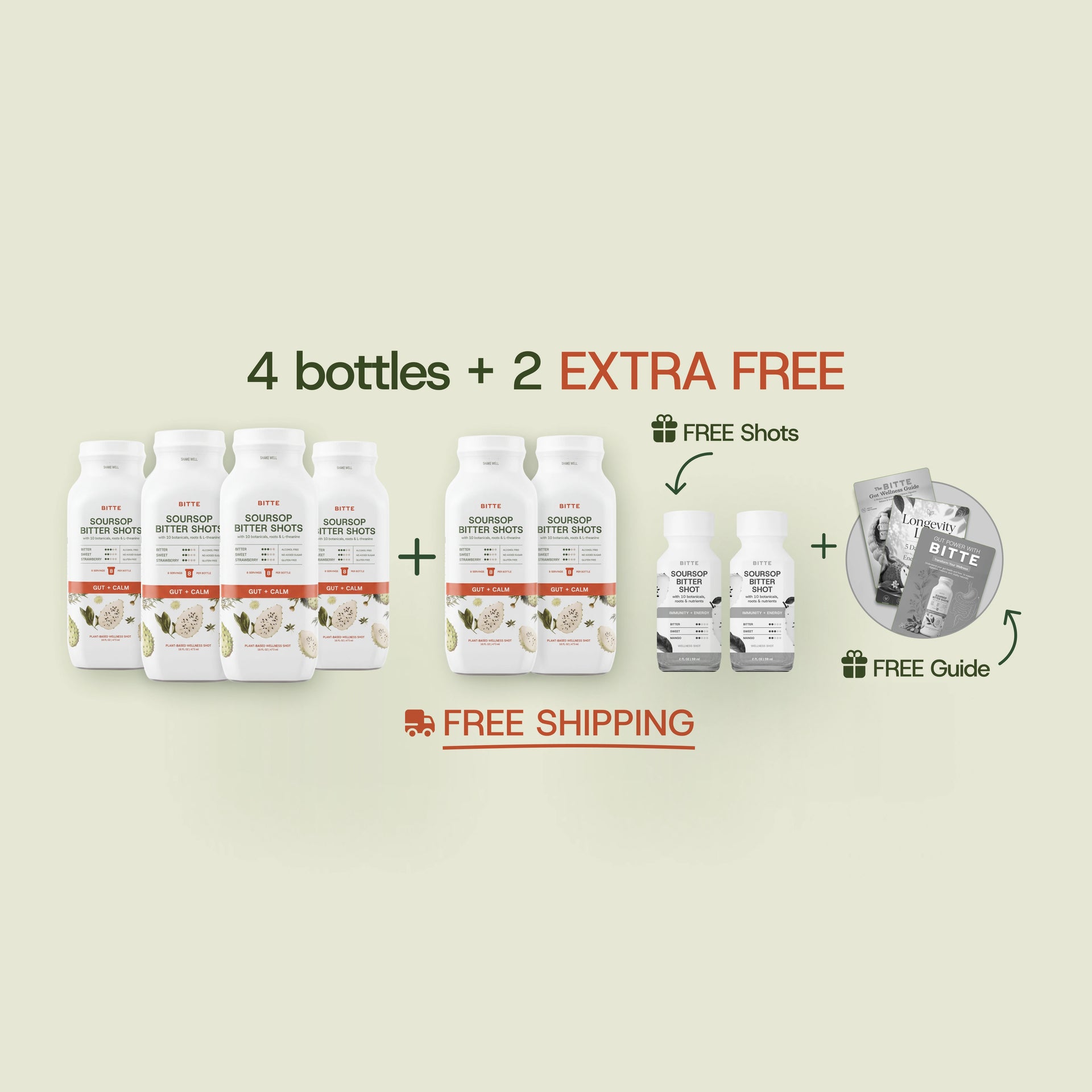 4+2 EXTRA FREE