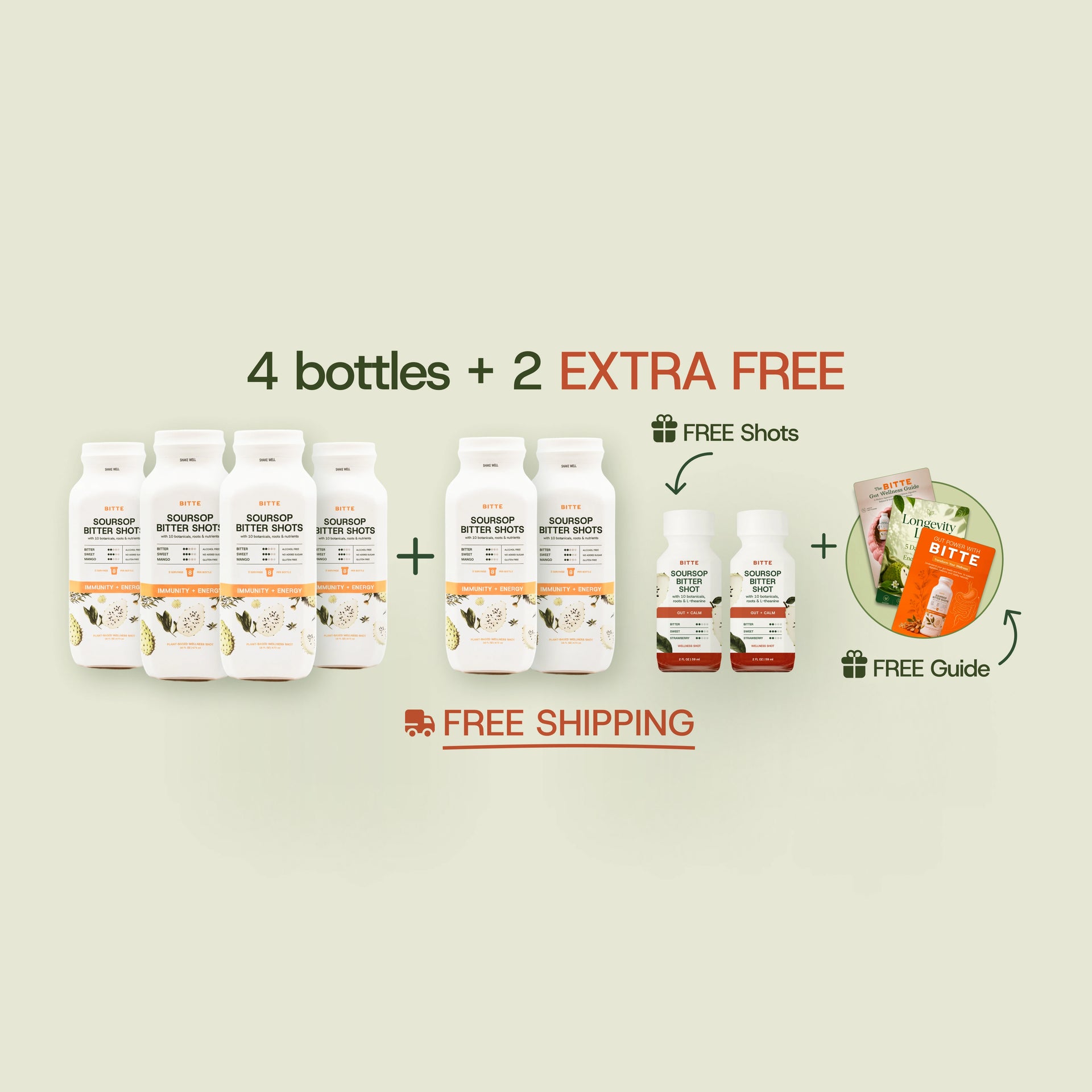 4+2 EXTRA FREE