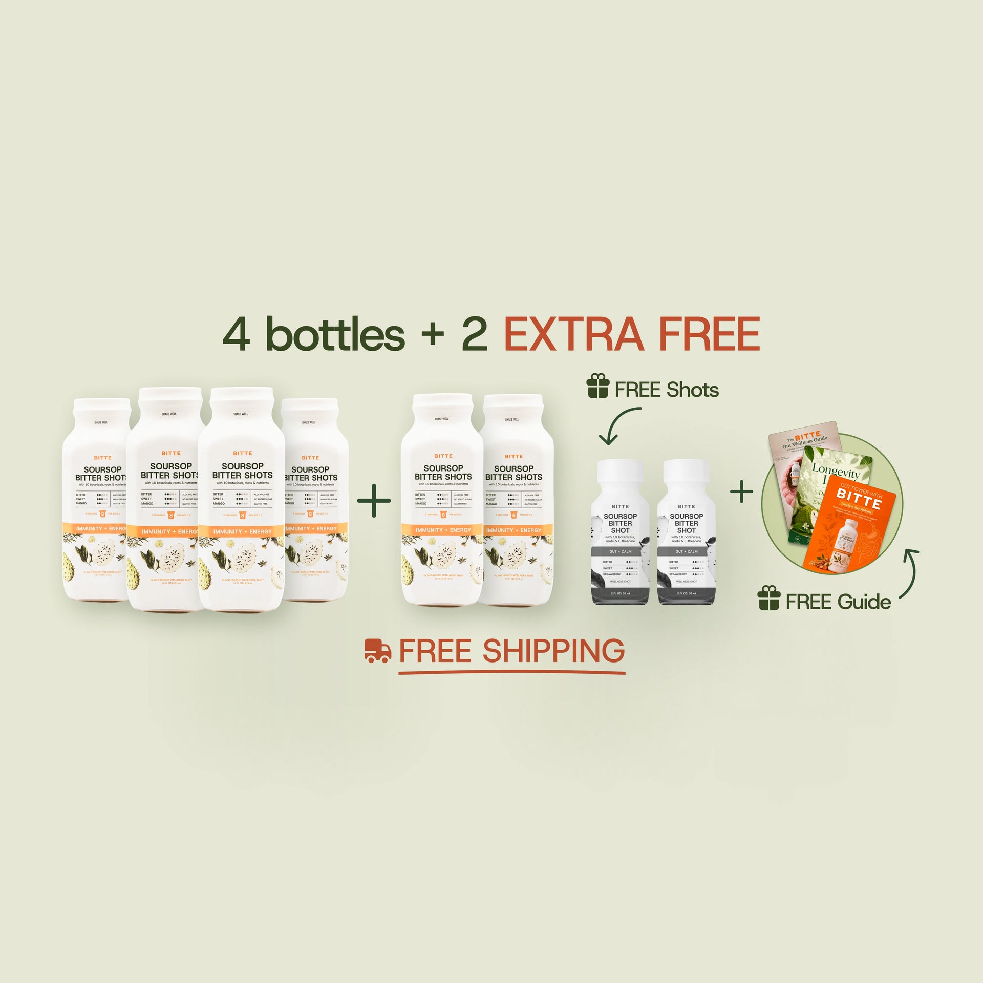 4+2 EXTRA FREE